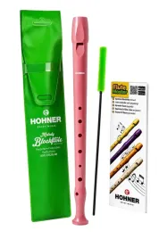 flet-prosty-sopranowy-do-szkoly-hohner-9508-coral-rozowy-zestaw