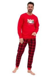 cornette-pizama-meska-winter-115-289-czerwony-l