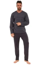 cornette-pizama-meska-various-139-48-grafit-2xl