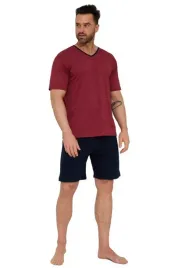 cornette-pizama-meska-various-330-52-bordowy-l