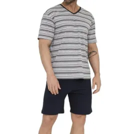cornette-pizama-meska-various-330-54-szary-3xl