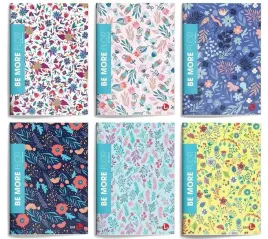 zeszyt-a4-48k-kratka-be-more-flor-10szt