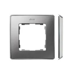 simon-82-detail-ramka-1-krotna-aluminium-metal-do-osprzetu-system-modularny