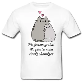 pusheen-cat-koszulka-personalizowana-kawaii-nie-jestem-gruba-wzory-152-158