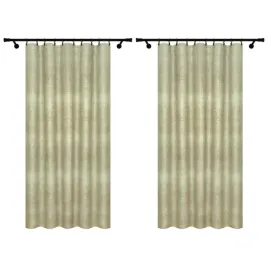 zaslony-gotowe-na-tasmie-140x240-lniany-wzor-zielone-2-sztuki-zaslona