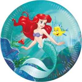talerze-papierowe-ariel-mala-syrenka-23cm-8-szt