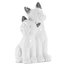 figurka-cat-14x12x22-koty-biala-srebrna