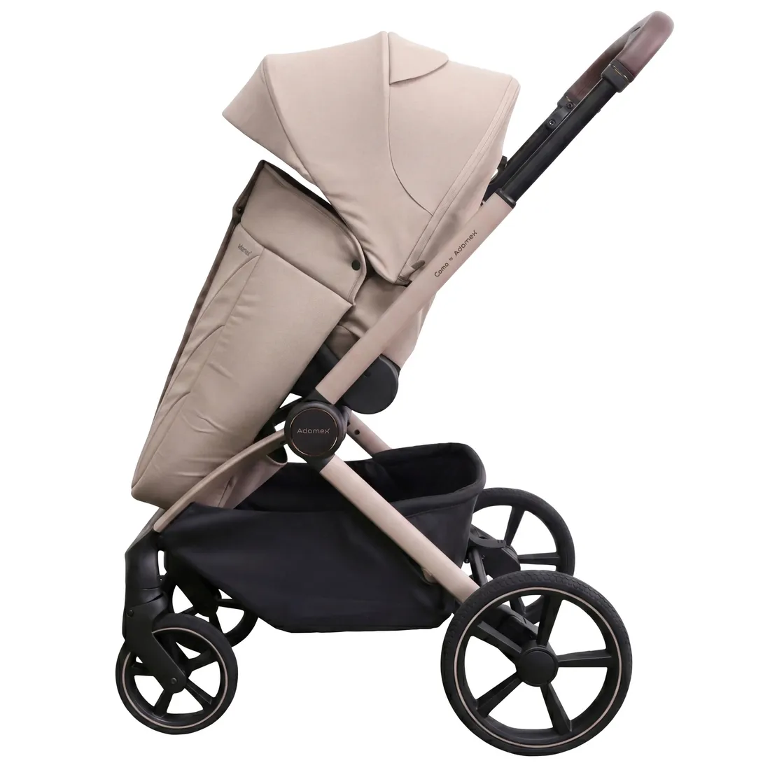wozek-adamex-como-2w1-natura-latte-adaptery-stan-nowy