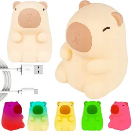 lampka-nocna-led-dla-dzieci-rgb-kapibara-silikonowa-miekka-dotykowa-prezent
