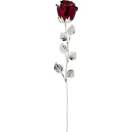 duza-posrebrzana-bordowa-roza-wieczny-kwiat-33-cm