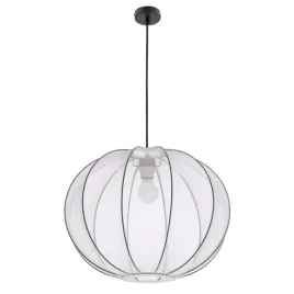 mellow-lampa-wiszaca-czarny-1x40w-e27-abazur-mist-52-bialy-kula
