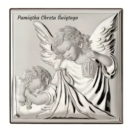 srebrny-obrazek-na-chrzest-z-aniolem-strozem-pamiatka-chrztu-18x18-cm