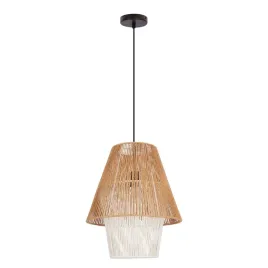 africa-lampa-wiszaca-40-czarny-1x40w-e27-abazur-bezowy-bialy