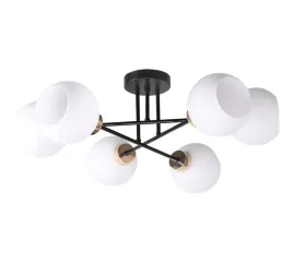 amanda-lampa-sufitowa-czarny-zloty-6x40-e27-klosz-bialy