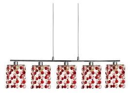 lampa-wiszaca-chrom-czerwona-krysztalki-5x40w-g9-c