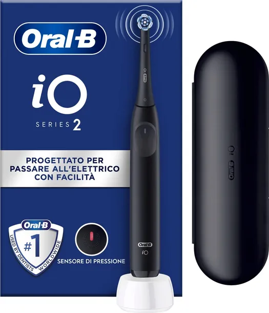 Szczoteczka elektryczna Oral-B iO Series 2 czarna obrotowo-pulsacyjna