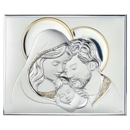 obraz-swietej-rodziny-srebrny-nowoczesny-ze-zloceniem-na-prezent-32x26-cm