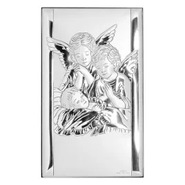 srebrny-obrazek-na-chrzest-aniolki-klasyczny-9x15-cm