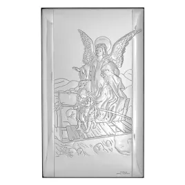 srebrny-obrazek-aniol-stroz-z-dziecmi-na-mostku-z-grawerem-65x11-cm