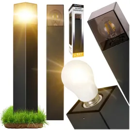 lampa-led-ogrodowa-stojaca-slupek-50cm-zewnetrzna-e27-czarna