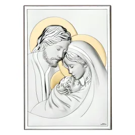 obraz-swietej-rodziny-srebrny-nowoczesny-do-salonu-or-rozmiar-18x24-cm