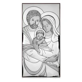 obraz-swietej-rodziny-srebrny-nowoczesny-or-rozmiar-15x30-cm