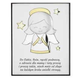 srebrny-obrazek-na-chrzest-aniolek-z-gwiazdka-zlocony-or-rozmiar-11x14-cm
