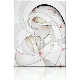 srebrny-obrazek-matka-boska-z-dzieciatkiem-nowoczesny-kolorowy-16x21-cm