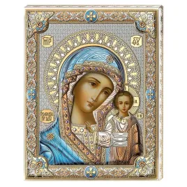 srebrna-ikona-matki-boskiej-kazanskiej-z-kolorem-or-rozmiar-20x26-cm