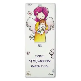 le-graziose-obrazek-malowany-sentencja-dzieci-or-rozmiar-6x15-cm