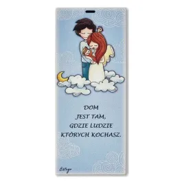 le-graziose-obrazek-malowany-sentencja-rodzina-or-rozmiar-6x15-cm