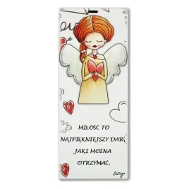 le-graziose-obrazek-malowany-sentencja-milosc-or-rozmiar-6x15-cm