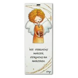 le-graziose-obrazek-malowany-sentencja-marzenia-or-rozmiar-6x15-cm