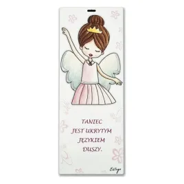 le-graziose-obrazek-malowany-sentencja-taniec-tancerka-or-rozmiar-6x15-cm