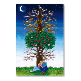 obraz-4-pory-roku-milosc-para-malowany-na-drewnie-or-rozmiar-10x15-cm