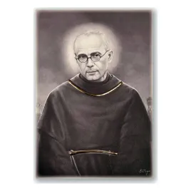 obraz-sw-maksymilian-kolbe-malowany-na-drewnie-or-rozmiar-11x17-cm