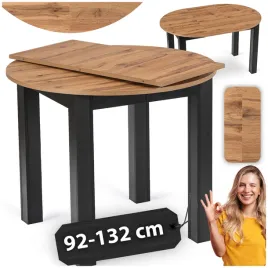 stol-rozkladany-okragly-kuchenny-do-jadalni-salon-dab-craft-harry-92-132-cm