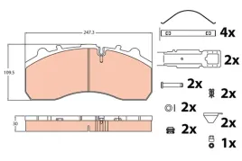 trw-klocki-hamulcowe-daf-przod-65-75-85-95-98-
