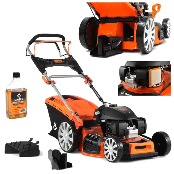 Kosiarka spalinowa z napędem, silnik Honda 201 cm3 / 53 cm, 4w1, 5.3 KM