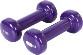 hantle-hantelki-winylowe-ciezarki-do-cwiczen-profit-fioletowe-2x075-kg