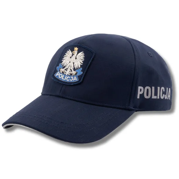 Granatowa Czapka z Daszkiem Letnia Służbowa Policja RipStop Regulowana 57
