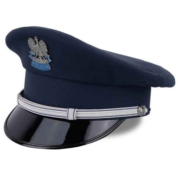 Czapka garnizonowa gabardynowa oficer młodszy starszy Policji 57