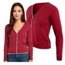sweter-damski-kardigan-czerwony-rozpinany-na-guziki-biala-lamowka-3xl