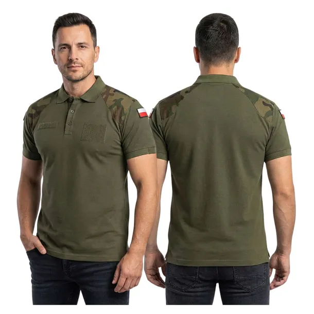 Koszulka wojskowa polo Wojska Polskiego khaki MODUS XS