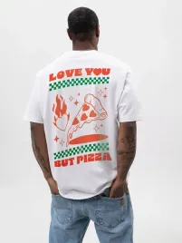 t-shirt-koszulka-krotki-rekaw-oversize-meska-biala-mystars-pizza-lover-xl
