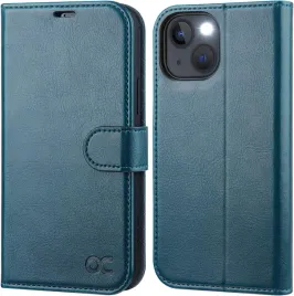 ocase-skorzane-etui-do-iphone-13-14-z-klapka-portfel-rfid-pawi-niebieski
