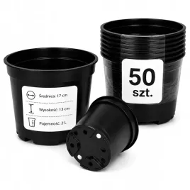 doniczka-okragla-2l-fi-17cm-kontener-produkcyjny-zestaw-50-sztuk