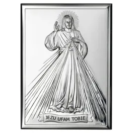 obraz-jezusa-milosiernego-nowoczesny-srebrny-jezu-ufam-tobie-6x9-cm