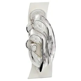 obraz-swietej-rodziny-srebrny-nowoczesny-trojwymiarowy-3d-16x6-cm