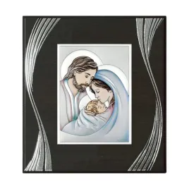 obraz-swietej-rodziny-srebrny-nowoczesny-kolorowy-21x23-cm